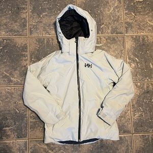 Helly Hansen Girls light blue winter jacket. Size 10. Great condition